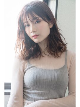 フレーム ヘア ルーム 天王寺駅前店(FRAME hair room) 【フレーム/全席個室サロン】大人可愛いミディアムヘア