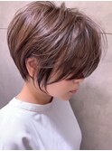 30.40代にオススメ×  前髪長め×丸みくびれショート☆