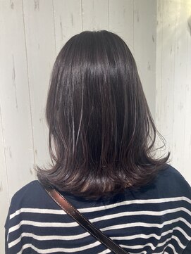 ラ ブランシュ 大宮(La Blanche) 大宮/ミニウルフ/テラコッタ/デジタルパーマ/くすみブルー/前髪