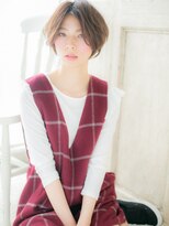 ブルー(BLUE)&nbsp;センターパート美シルエットミニボブカット20代30代40代c水戸