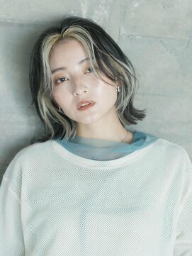 ミンクス ギンザ セントラル(MINX ginza central) 顔まわりのみブリーチをON おしゃれモードを楽しんで