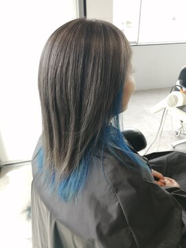 アディクト 綾瀬(ADDICT) 【ADDICT_YUKI】ダークシルバー×インナーブルー