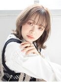 大人可愛いミディアムボブ203