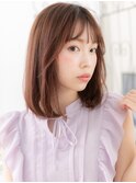 八潮/髪質改善/ベージュピンク×うる艶髪☆内巻きワンカールe