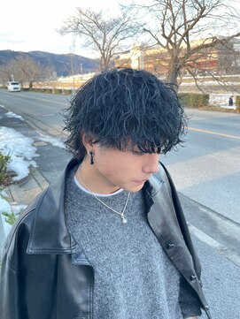 シリー 南風原店(SILLY) 沖縄メンズ波巻きスパイラルパーマ