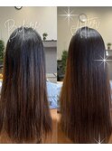 髪質改善ストレート