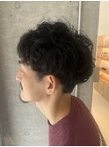 ヘビーパーマ×メンズカット【Zina　大越香苗】