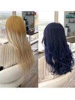 クラン ヘアーアンドスタジオ(CLAN hair & studio)&nbsp;ハイトーンエクステブリーチインナーミルクティーベージュ