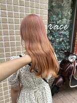 ソワン ドゥ ブレス エルネ 立花店(soin de brace elne)&nbsp;ピンクベージュ/ホワイトピンク/暖色系カラー/ケアブリーチ/艶髪