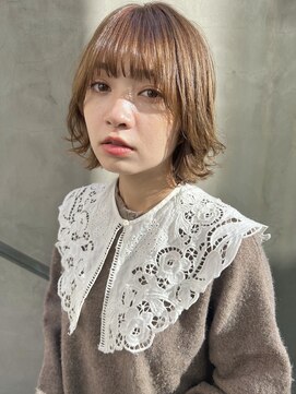 トリッカ 代官山(tricca) 【tricca代官山】ミルクティーベージュ/外ハネボブ