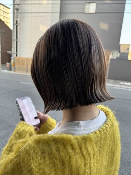ハイバレーヘアーメゾン(HIGH VALLEY HAIRMAISON) ボブぱつっとボブぷつっとボブ切りっぱなしボブ岡山南中央町