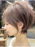 立川 似合わせカット ショートカット ショートボブ ケアブリーチ