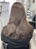 髪質改善カラー　グレーベージュ