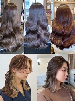 ラボヌールヘアーレーヴ 池袋店(La Bonheur hair reve)の写真/艶感と透明感を叶えるカラーでトレンドも踏まえたご提案を♪カット＋カラー＋トリートメント¥6900