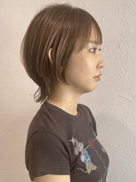 レクタ(recta) 大人20代30代ショートウルフナチュラルベージュ