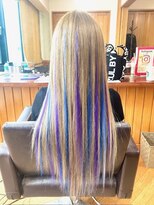 エクステンション クーチャー(Extention Cu'cha)&nbsp;紫　青メッシュエクステ