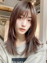 レヴ 草加店(LEV.)&nbsp;イメチェン　外はね　ボブ　美髪　ワイドバング　ブルーブラック