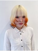 フォックスカラー ブロンド