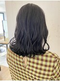 地毛風カラー×肩下のミディアム！