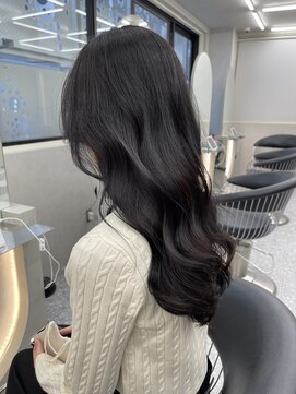 ロンド マーレ 天神大名店(Lond mare) グレージュ　縮毛矯正　前髪縮毛　ストレート　レイヤー　韓国