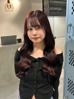 キュエム(Cuem)&nbsp;【Cuem 諏訪】ブリーチ無しでも可愛い暖色カラー〇