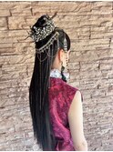 漢服ヘアアレンジ