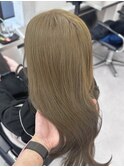 カーキベージュ/ヘーゼルベージュ/ブリーチなしカラー20代30代