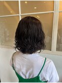 クシャっとこなれパーマくびれヘア