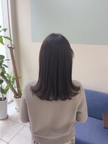 マテカ ヘアー(mateca hair)&nbsp;ミディアム×切りっぱなし