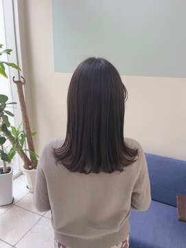 マテカ ヘアー(mateca hair) ミディアム×切りっぱなし