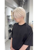 メンズペレ 渋谷(MEN'S PELE)&nbsp;スペインカール/スパイキーショート/ブルーブラック/渋谷