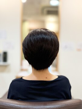 ヘアー グリーン(hair green) 30代40代50代/ハンサムショート/白髪染め/ツーブロック/ショート