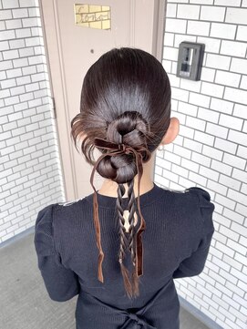 フェリーチェ(Felice) カチモリヘア 韓国ヘア タイトアレンジ 参列ヘア お呼ばれヘア