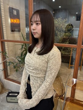 ノイ(noii) 縮毛矯正/フェイスレイヤー/ナチュラルブラウン