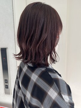 ヘアーデザイン シュシュ(hair design Chou Chou by Yone) ラベンダーピンク/ボブ/暖色カラー