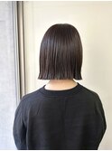シアーカラー×ミニボブ