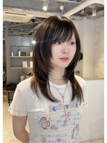 コフィー バイ メルト 吉祥寺(cofy by melt) 【中澤彩乃】吉祥寺レイヤーカット前髪韓国顔周りハッシュカット