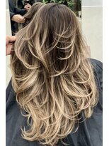 ヌエン 渋谷(NU/EN)&nbsp;バタフライレイヤー/バレイヤージュ/シャドールーツ