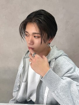 ノアル 大宮店(NOAHL) メンズ/ショート/センターパート/フェザーショート/ナチュラルN