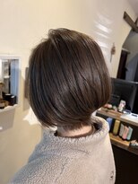 グランアージュ 池袋東口店(grandage)&nbsp;ふんわり丸みショート×赤み消しベージュ