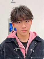 オーシャントーキョーオーバー 渋谷(OCEAN TOKYO OVER) ツーブロックリクルートダウンパーマシースルーマッシュ