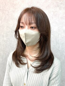 ヘルツ(Hz) レイヤーカット/ショコラベージュ/ショコラグレージュ