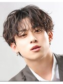 MEN’S HAIR/波巻きツイストスパイラル/リバースセンター