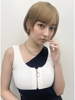 シエルバイアフロート(ciel by afloat)&nbsp;【山田】ハイトーン丸みショート　レイヤーショートボブ