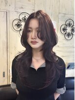 ヘアーアンドメイク シークタチカワ 立川店(Hair&Make Seek) 【澤飯】ブリーチなしダブルカラーでラベンダー×韓国レイヤー