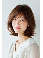 ビフィーノ リルネ(Bifino Rilune) 40代大人女性に人気 艶感ナチュラルボブ