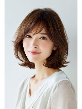 ビフィーノ リルネ(Bifino Rilune) 40代大人女性に人気 艶感ナチュラルボブ