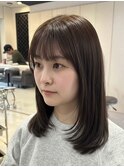 【四条烏丸】ナチュラルブラウン×ミディアムレイヤー