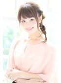 [K-two銀座]スウィートカール夏のヘアアレンジ