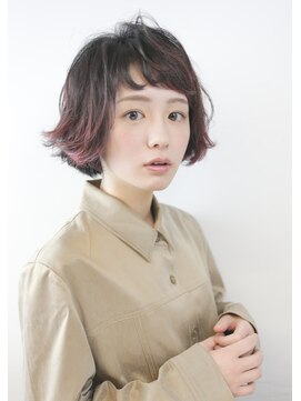ヘアーメイクジェンテ(hair make gente) カラーグラデーション・ボブ